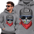 BLUZA Z KAPTUREM  ZWIERZĘTA  SWAGCAT
